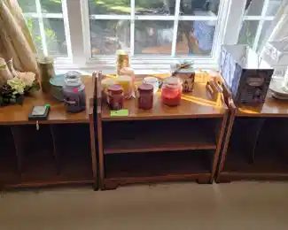 Ethan Allen record album storage tables, Ethan Allen table