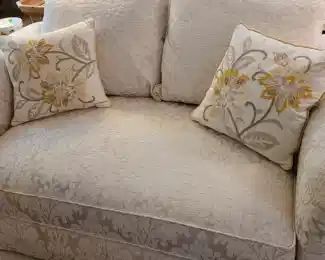 Upholstered jacquard Love Seat and Sofa