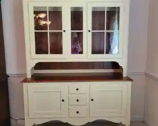Ethan Allen painted China Cabinet