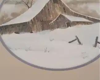 Water color by Joan Thorne of NY  (one of three all signed)