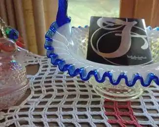 Two lovely pieces of Fenton