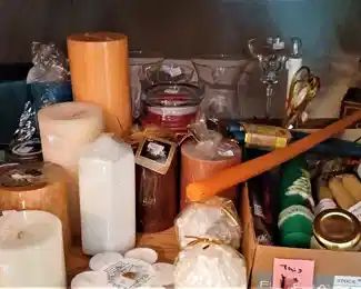 Candles in the closet