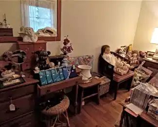 Third bedroom   Linens, dolls, furniture and more