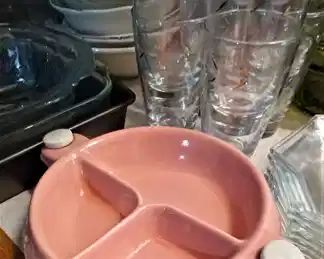 Vintage baby warming dish