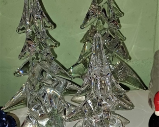 Lead Crystal Christmas trees
