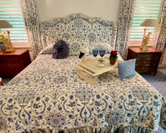 King size headboard and mattress set