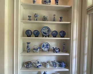 Blue and white Chinoiserie