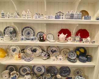 Collection of everyday and decorative dishes