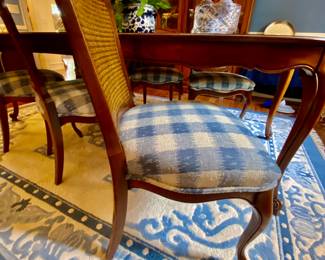 Kindel side view side chair rattan back