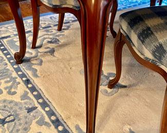 Details of leg on dining room table