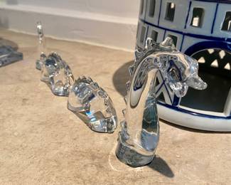 Baccarat clear crystal serpent