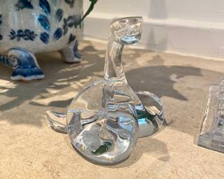 Baccarat crystal snake