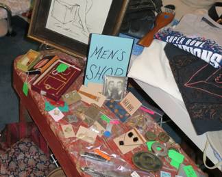 We even have a men's section featured in the boutique.