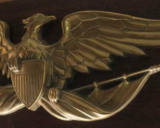 Solid brass eagle, huge!