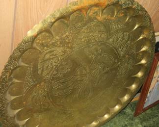 Large brass wall decor