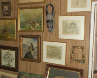 Painting, prints & frame ... oh my!