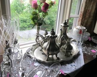 Reed & Barton pewter tea/coffee set- Nice!