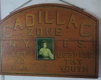Rare sign... Cadillac Zone