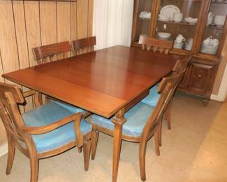 Absolutely fantastic MCM Martinsville table, chairs & China cabinet. 