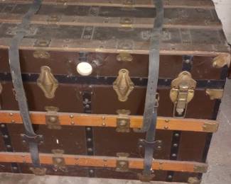 Cool antique trunk 