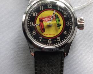 Vintage 1970 Hot Wheels watch 