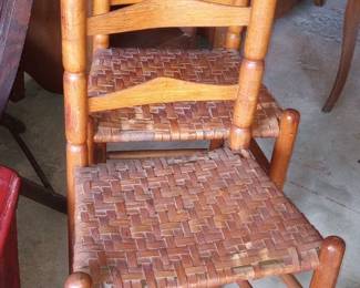 Early antique shaker chairs. The real deal!!!