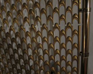 Retro room divider screen. Very cool!