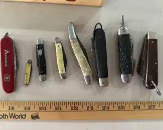 pocket knife collection