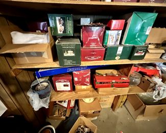 Garage filled with hidden treasure just waiting to be unpacked! More Holiday than you can possibly imagine! Christmas, Halloween, Thanksgiving and Easter!  PERFECT time of year for this sale! 
