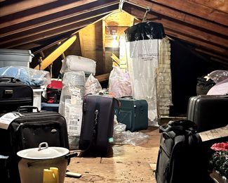 What is hiding in this stuffed attic? So much potential! 