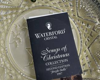 1997 Waterford Crystal Christmas Plate MINT IN THE ORIGINAL  BOX! 