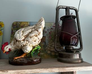 Railroad items peppered throughout the house and FUN collectibles! 