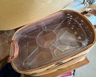 Now we have been in the house for a couple of days, items are starting to come together! This is the BASKET collection! Peterboro ~ Longaberger ~ and MANY HANDMADE and signed! 