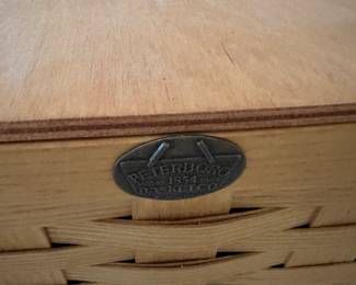 Vintage Peterboro Sewing Basket! FILLED all for one price! 