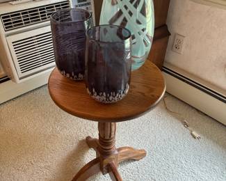 A few pieces of lovely glass art pottery! 