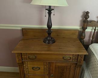 Another piece of Eastlake! This is also one of a pair of great bedroom side lamps! 