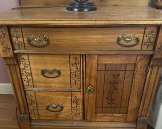 Another piece of Eastlake! This is also one of a pair of great bedroom side lamps! 