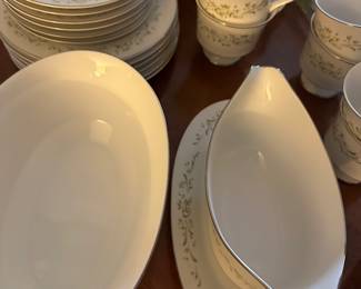 A beautiful set of Sango China Dinnerware - "Debutante" Pattern 3688 
