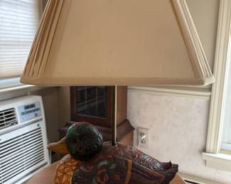 A MASSIVE Collection of Jim Shore Collectibles! EVERY Holiday! DUCK LAMPS! (This is picked with the wrong shade - the original one comes with it!)