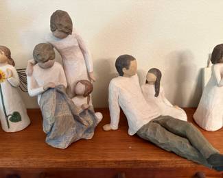 A first-rate collection of Willow Tree Figurines! Many come with their original boxes!