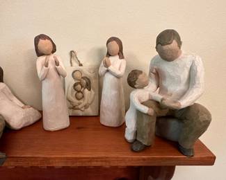 A first-rate collection of Willow Tree Figurines! Many come with their original boxes!