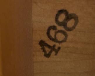 The dining room table is SOLID MAPLE and was produced bye E.R. BOCK! It comes with table leaves and four solid maple chairs! All the pieces are in near mint condition! The stain is called "SPICE"