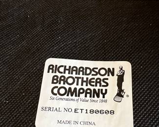 Two quality side chairs made by the Richardson Brothers Company!