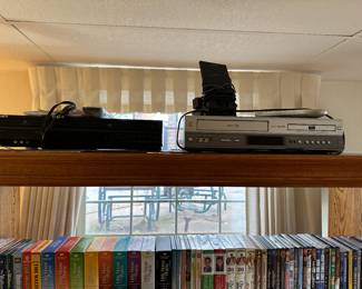Sony DVD Player alongside Toshiba DVD/VHS combo! 