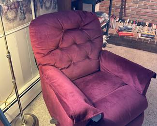 Ahhh! A great rocker/recliner to relax after a hard day on the farm! 