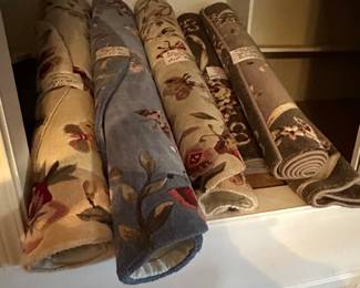 Here are a few of the HAND MADE Rugs! 