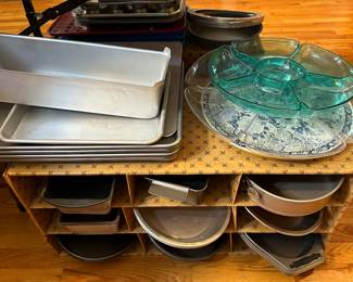 Pots, Pans, Extra Lids, Baking….you name it, we got it! All are in excellent condition! 