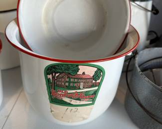 A HUGE SUPERB collection of Enamelware! 