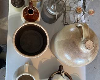 A HUGE SUPERB collection of Enamelware and Vintage Crockery! 