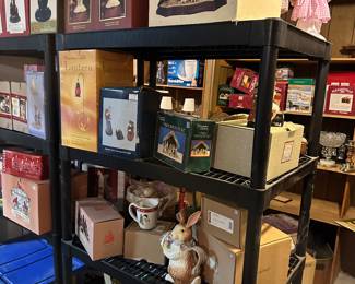 More vintage holiday items fill dozens of shelves! 